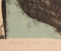 Preview: Pyroth, Christa. Abstrakte Komposition. Lithografie von 1967 (Art Nr. 01857)