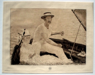 Guérard, Henri-Charles, nach Édouard Manet. En bateau. (00202)