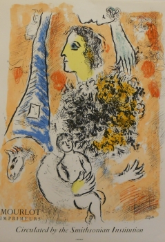 Chagall, Marc. Offrande à la Tour Eiffel. (00407)