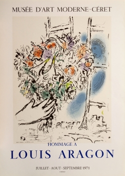 Chagall, Marc. Offrande de Fleurs (Plakat). 1971 (00409)