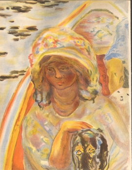 Bonnard, Pierre. Frau mit Hund. (00492)