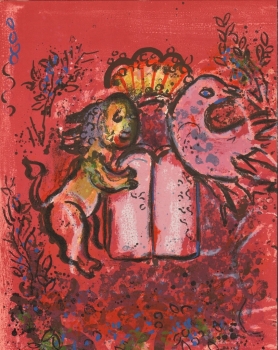 Chagall, Marc. Löwe mit Gesetztafeln. (00512)