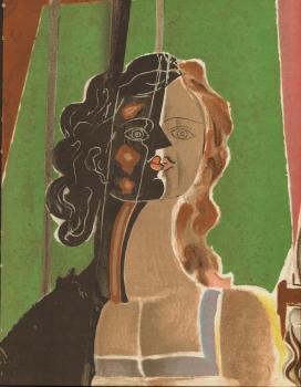 Braque, Georges. Figure (fragment). (00521)