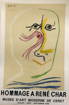 Picasso, Pablo (nach). Hommage a René Char (Plakat).  (00533)