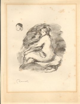 Renoir, Pierre-Auguste. Femme nue assise. (00539)