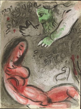 Chagall, Marc. Ève maudite par dieu. (00742)