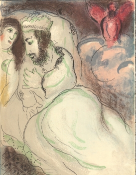 Chagall, Marc. Bibel II: Sarah und Abimelech. (01367)