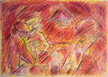 JOSEPH ESPALIOUX (1921-1986) Komposition 1982 (Art Nr. 1898)