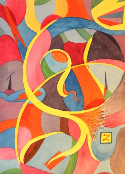 Tinsley, Charles. Komposition. Mischtechnik (Art Nr. 1940)