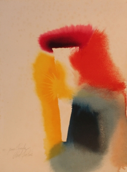 Jenkins, Paul. Farblithografie auf Bütten signiert (Art. Nr 1946)
