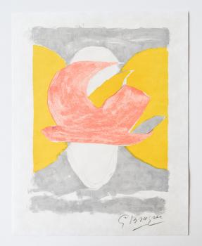 Georges, Braque - Großer roter Vogel, 1961 (ID 93)