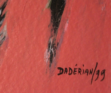 Daderian, Dikran - Mischtechnik - Gouache auf leichtem Karton - o.T. - 1999 (01674)