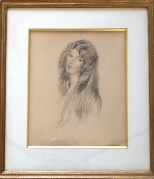 Faivre, Abel. Portrait einer jungen Frau. (00027)