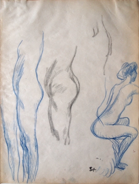 Steinlen, Théophile-Alexandre. Anatomische Studien. (00330)