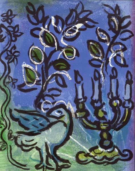 Chagall, Marc. Kerzenleuchter. (00513)