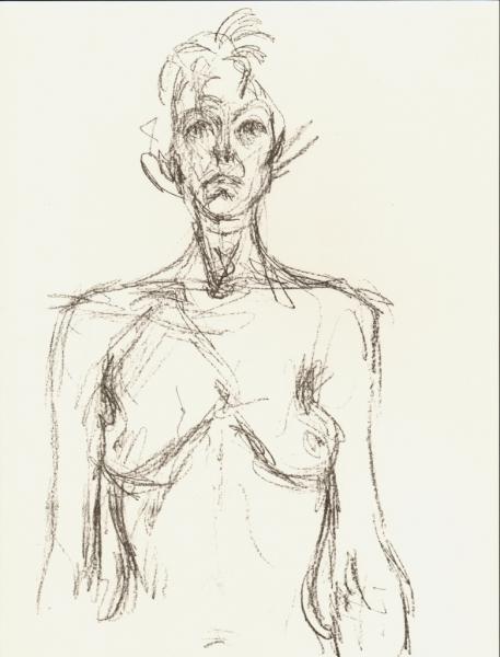 Giacometti, Alberto. Aktstudie. (00563)