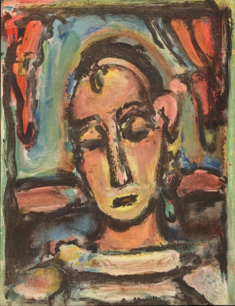 Rouault, Georges. Frauenportrait. (00591)