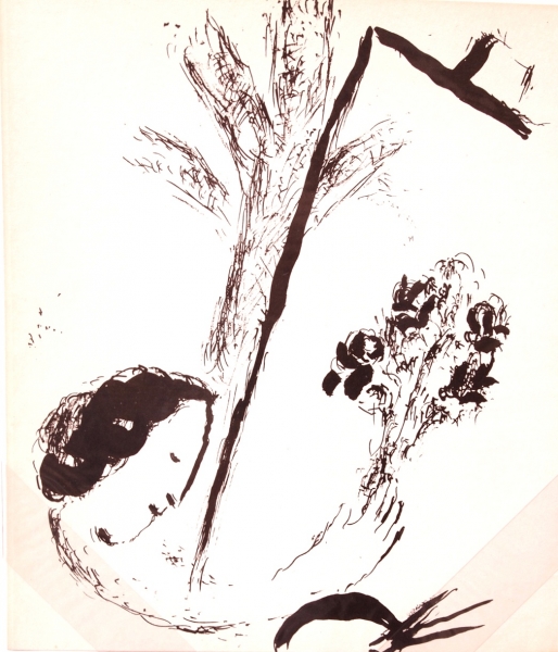 Chagall, Marc. Blumen in der Hand. (00623)