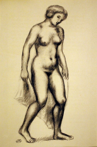 Maillol, Aristide. Stehender weiblicher Akt. (00669)