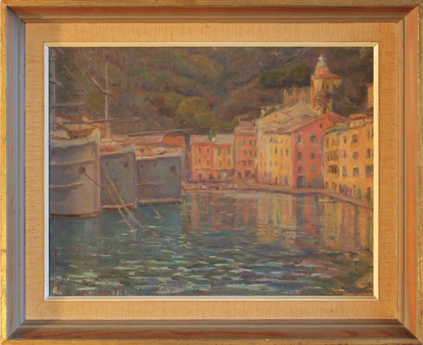 Elsa Schultz-Moberger, Hafen in Genua (Art Nr. 1828)